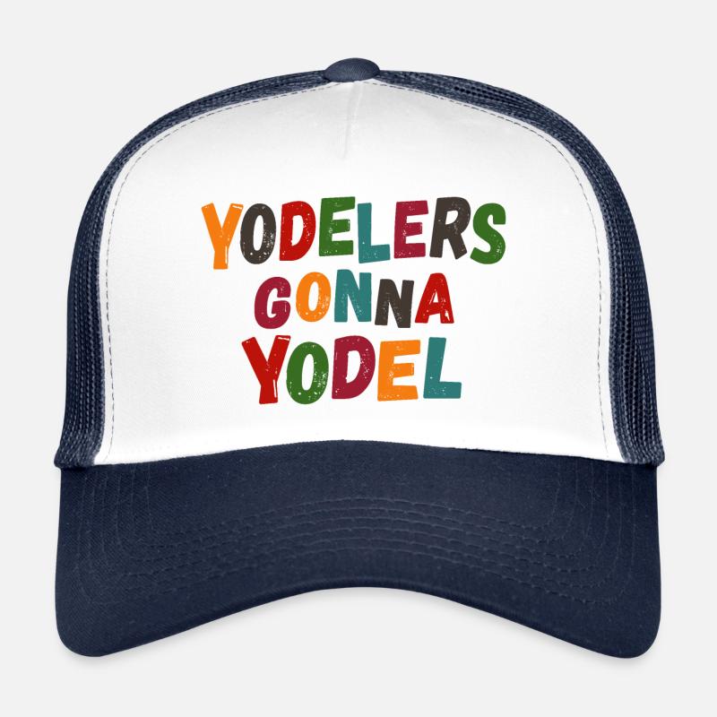 Yodleurs allant au Yodel Casquette trucker 