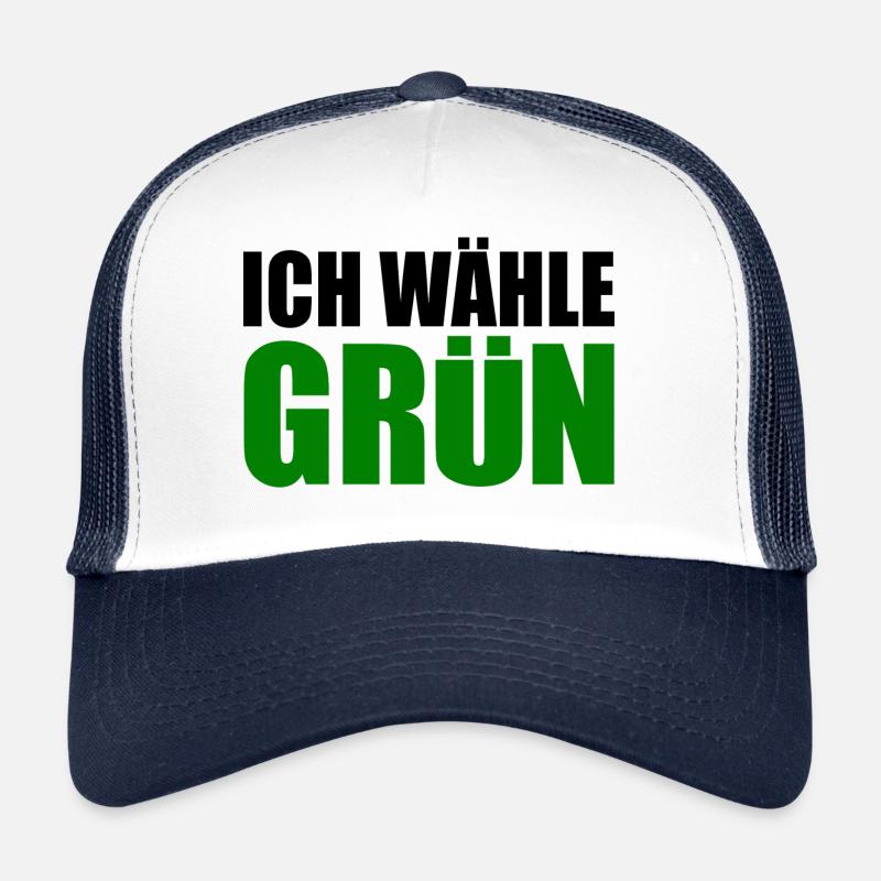 je choisis le vert Casquette trucker 