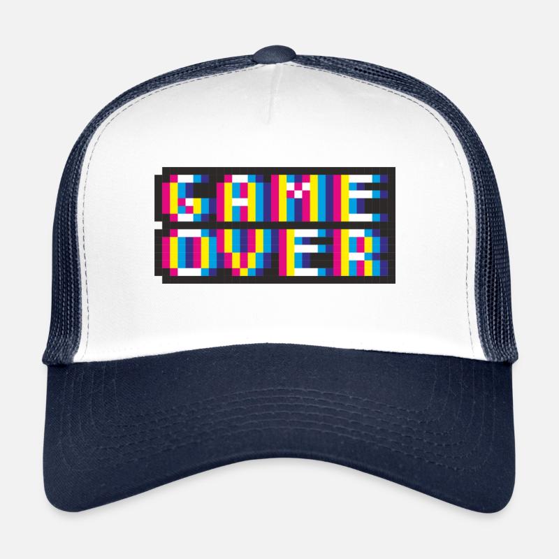 Pixelart No. 20 (Game Over) - bunt/colour Trucker Cap