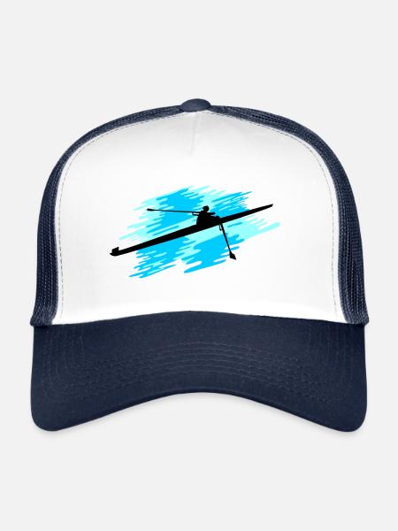 Ramer 1er, Une Dame d’Aviron - Casquette trucker  - blanc/marine - Devant