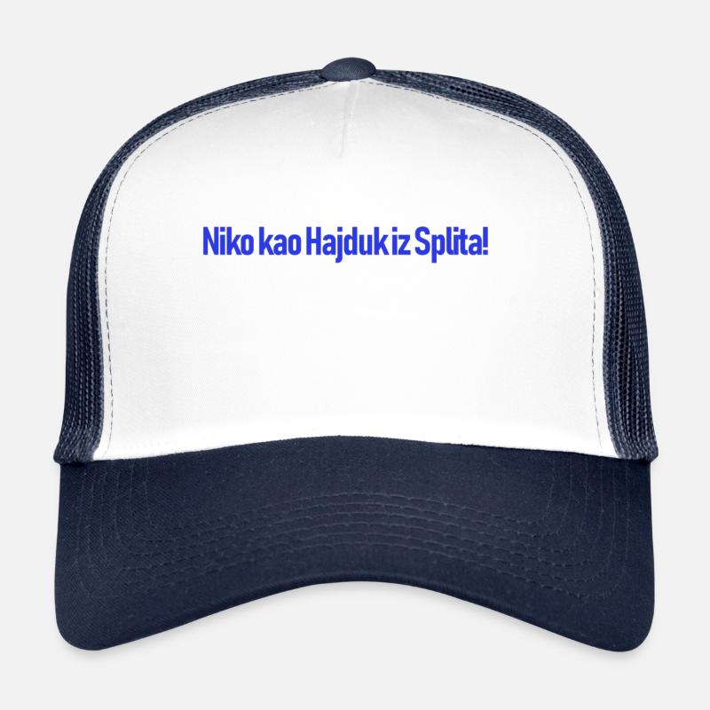 Hajduk Split Torcida - Trucker Cap - Weiß/Navy