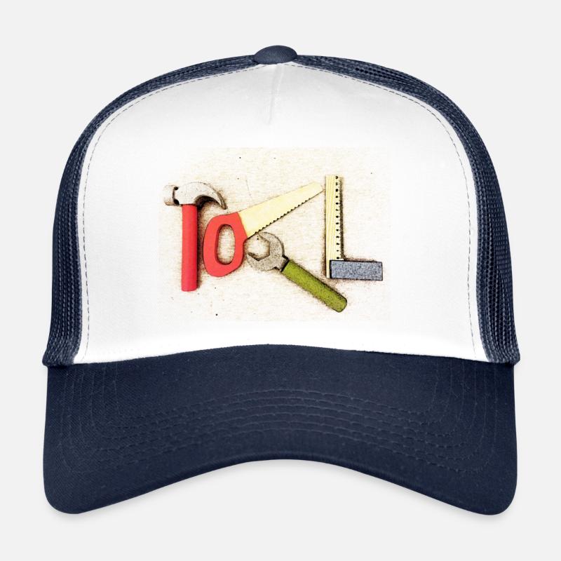 Hammer Werkzeug Tool Design für helle Farben Trucker Cap