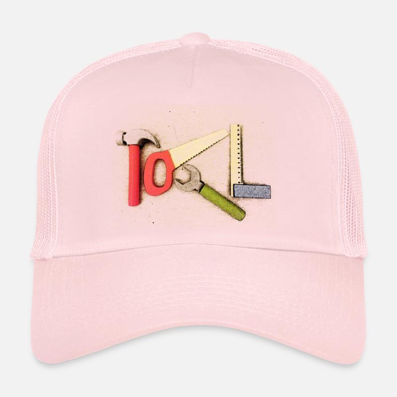 Hammer Tool Tool Design pour couleurs vives Casquette trucker 