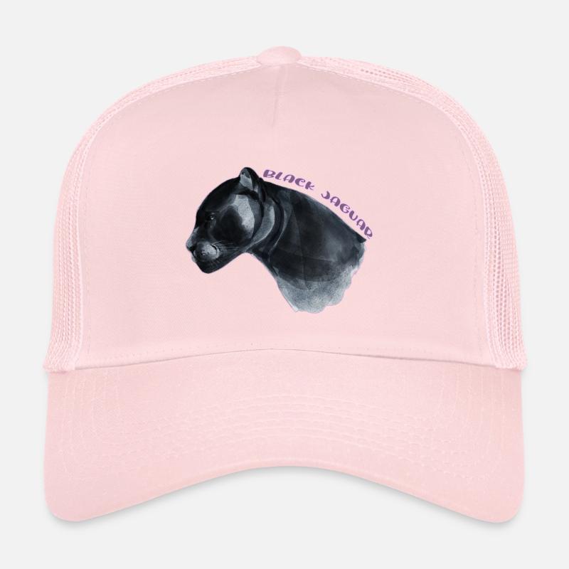 Jaguar noir Casquette trucker 