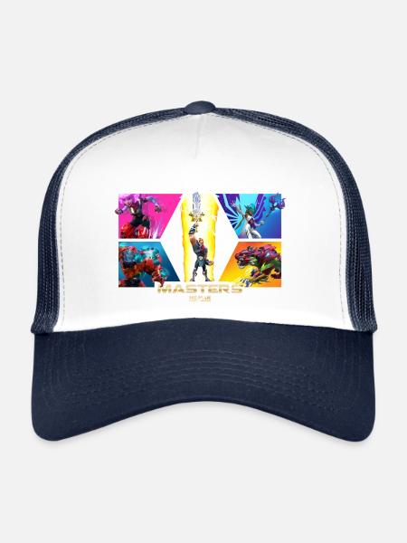 Masters Of The Universe He-Man Et Équipe - Casquette trucker  - blanc/marine - Devant