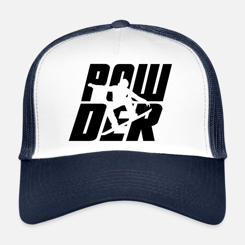 Snowboarder, Snowboard, Snowboard - Poudreuse Casquette trucker 