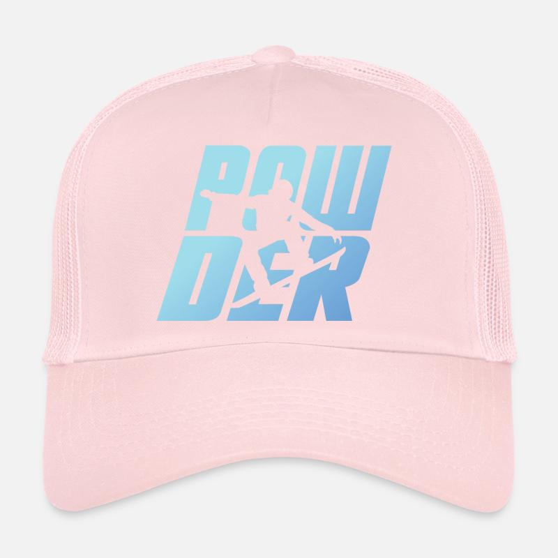 Snowboarder, Snowboard, Snowboard - Poudreuse Casquette trucker 
