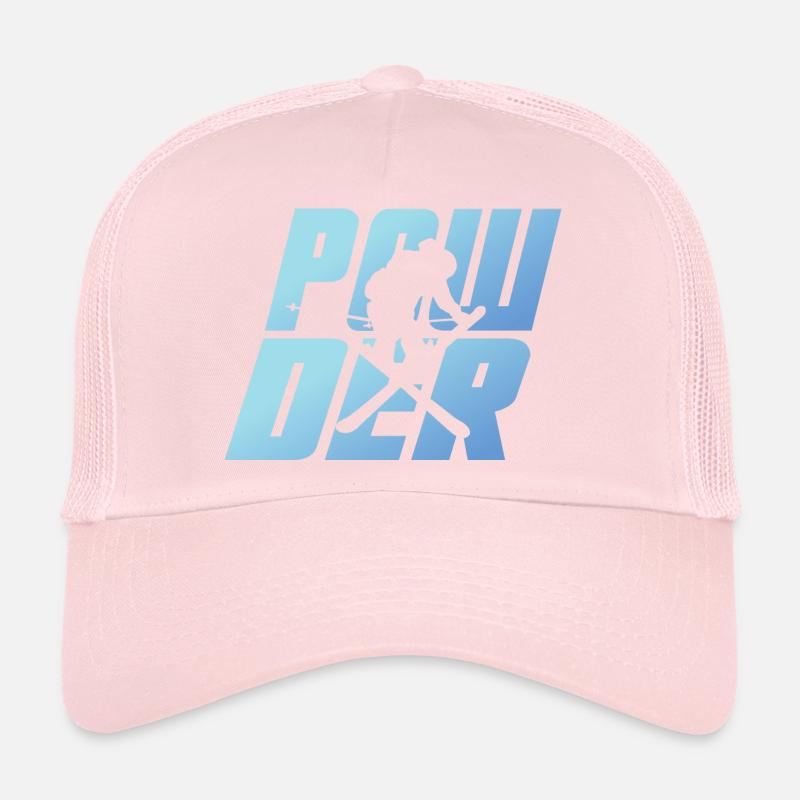 Ski Freestyle, Ski, Ski - Poudreuse Casquette trucker 