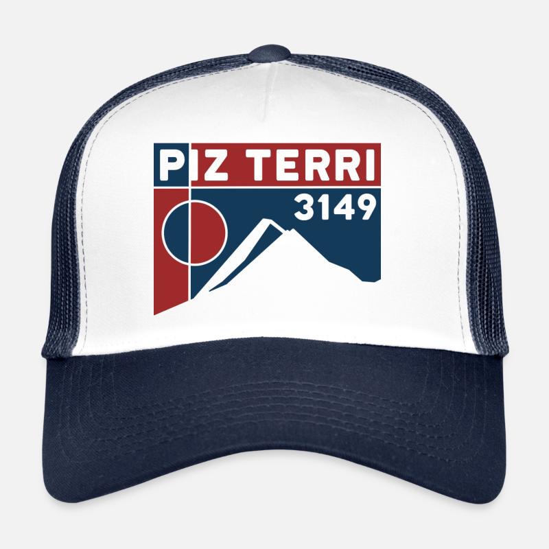 Piz Terri Adula Alpes Suisse Randonnée Souvenir Casquette trucker 