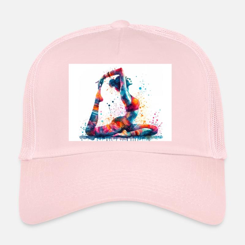Yoga Exercise Trucker Cap