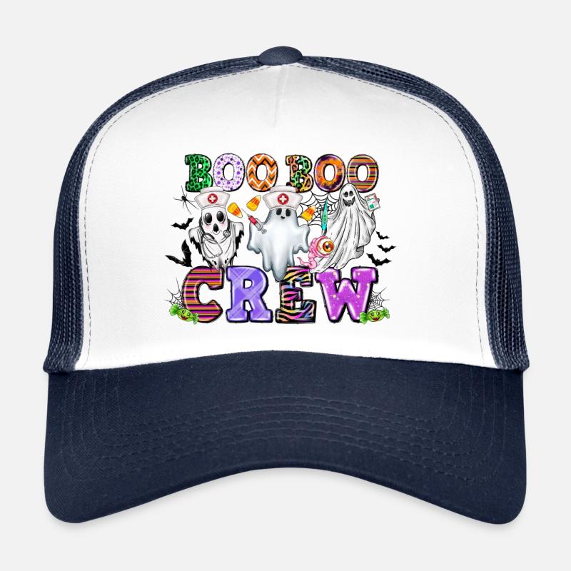 Boo Boo Crew - Trucker Cap - white/navy