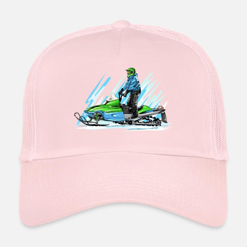 Snowmobile Trucker Cap
