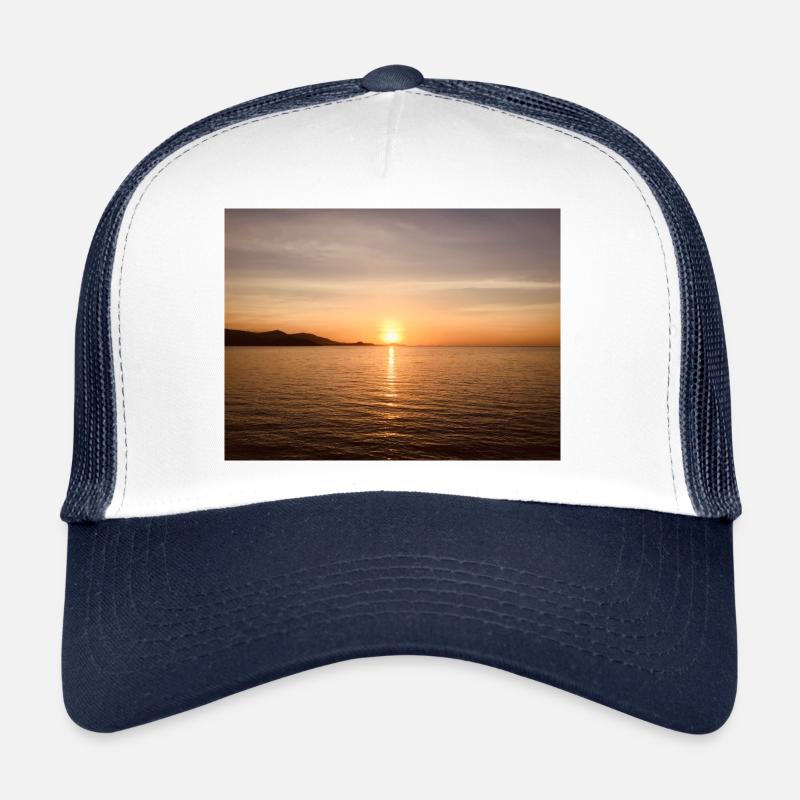 Coucher de soleil Casquette trucker 