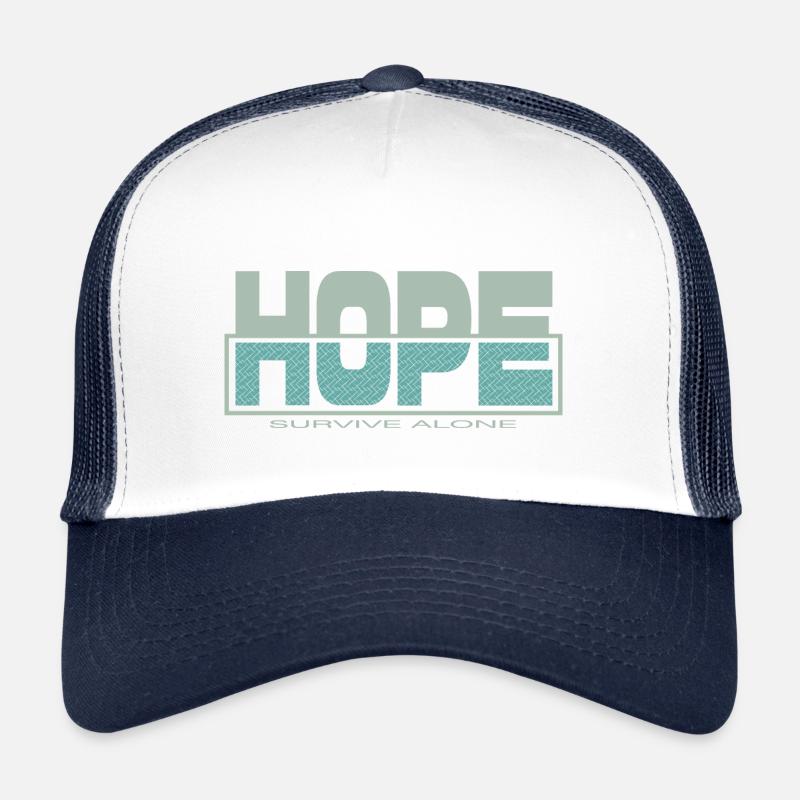 HOPE survive alone Casquette trucker 