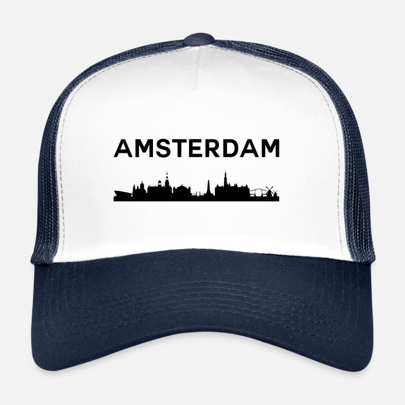 Amsterdam Skyline Trucker Cap