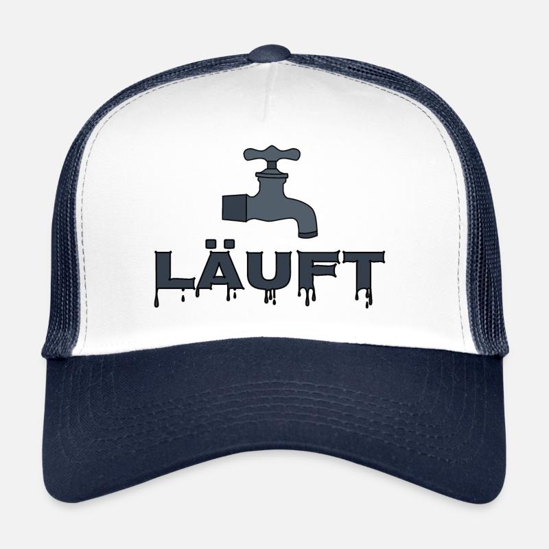 Robinet d’eau en marche Casquette trucker 