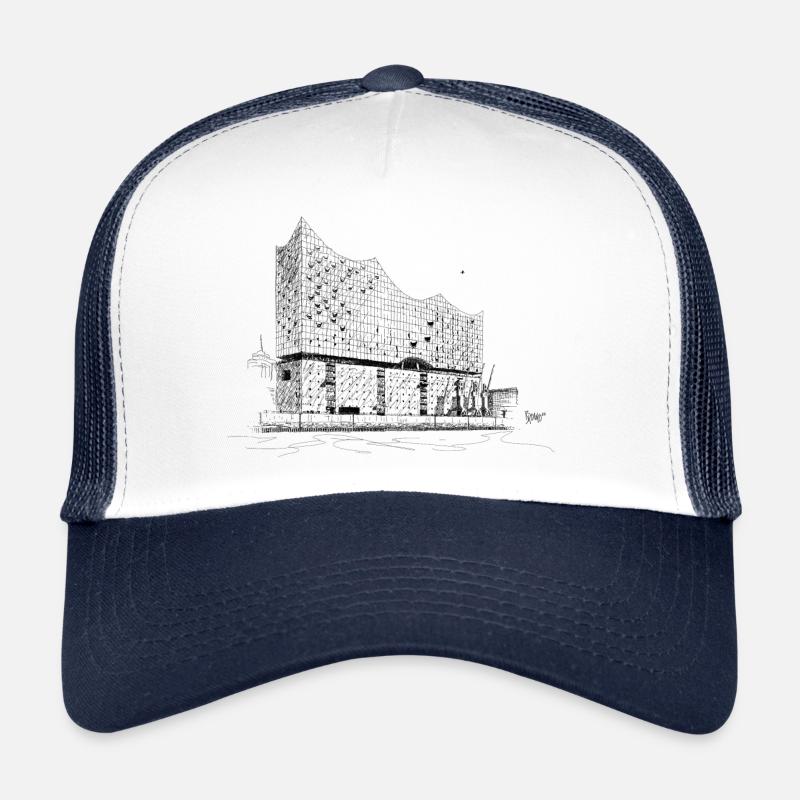 Bronko55 No.05 – Elbphilharmonie Hambourg Casquette trucker 