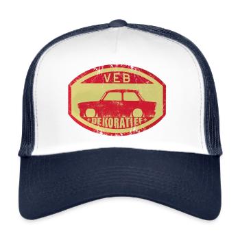  601 - VEB - Dekoratief - Trucker Cap - Weiß/Navy - Vorne