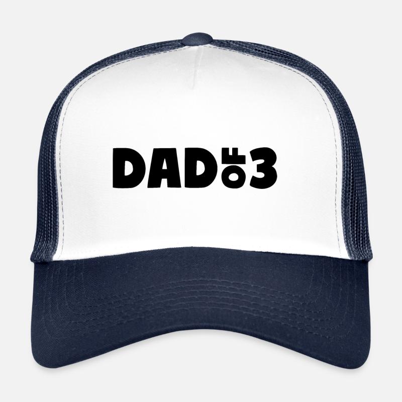 Père de 3 enfants Casquette trucker 