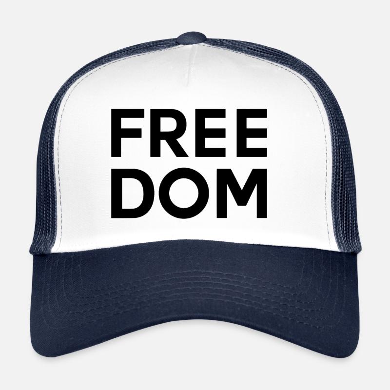 LIBERTÉ Déclaration libre Liberté Casquette trucker 