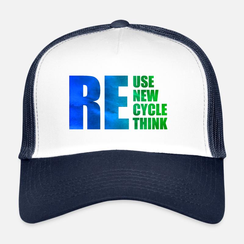 Réutiliser Renouveler Repenser Casquette trucker 