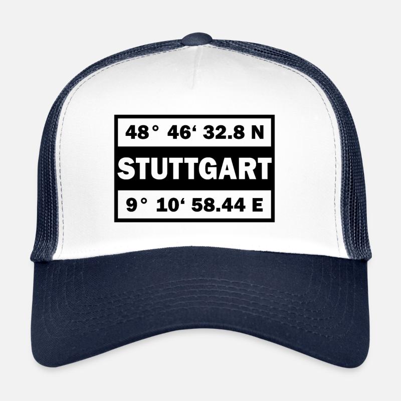Stuttgart Koordinaten Stadt Stuttgart Trucker Cap