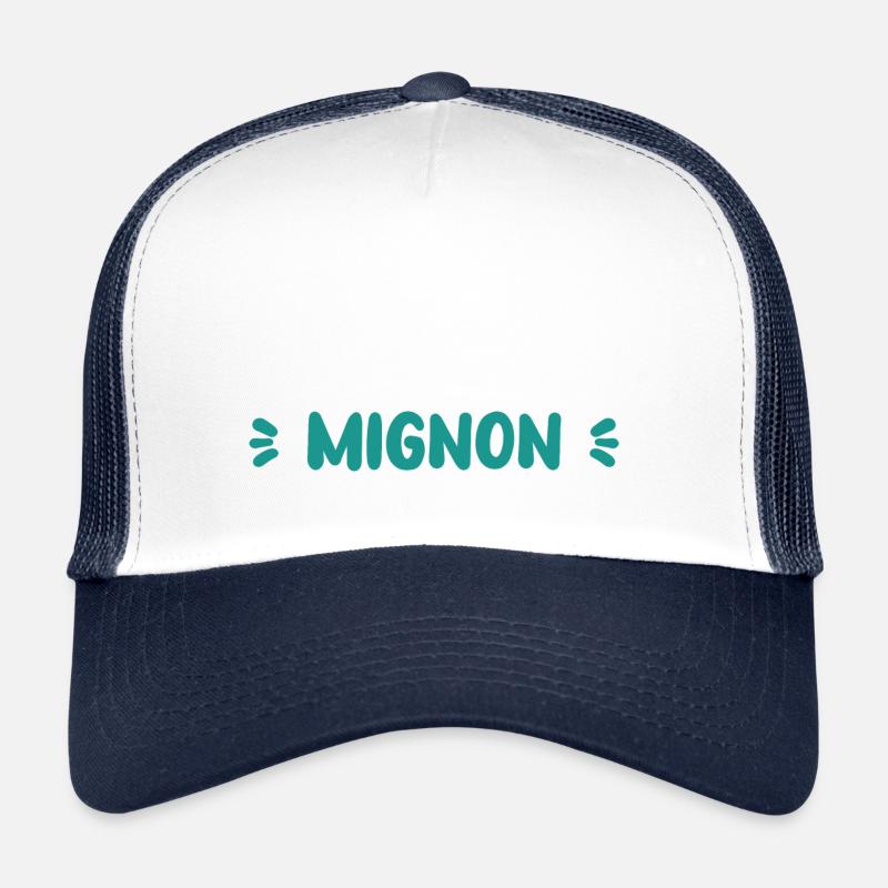 Niedlich - Trucker Cap - Weiß/Navy