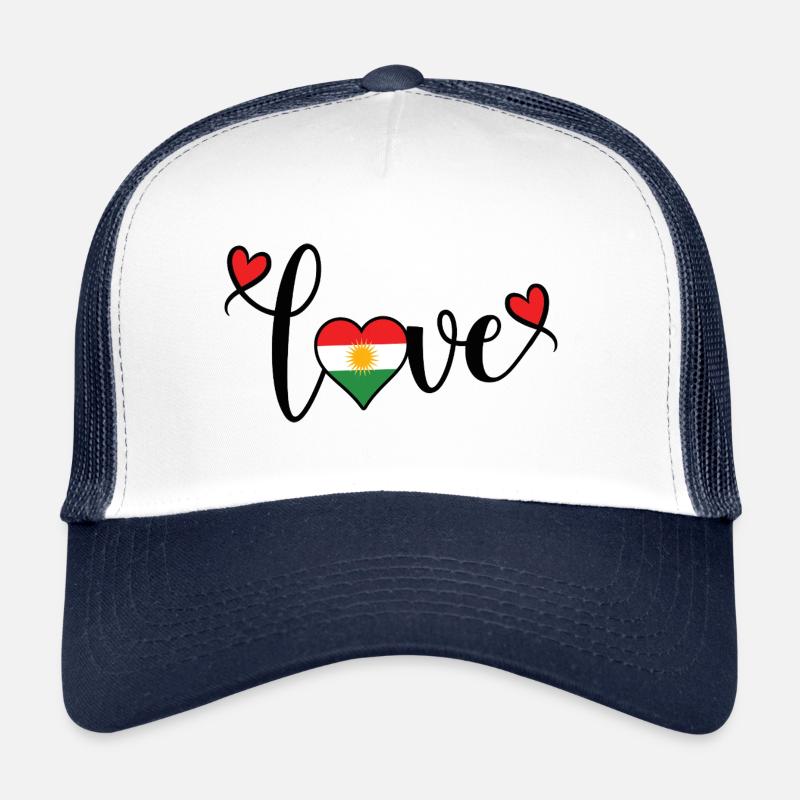 Kurdistan Flagge,Kurdistan,syrien,irak,iran,Flagge Trucker Cap