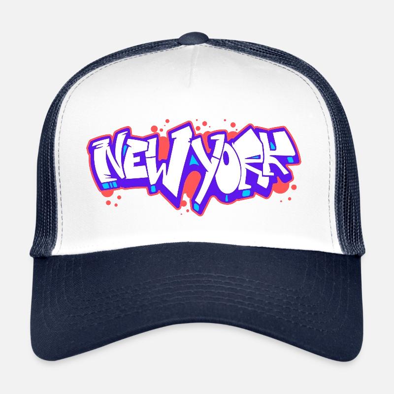 New York Horizontal Graffiti 1 Trucker Cap