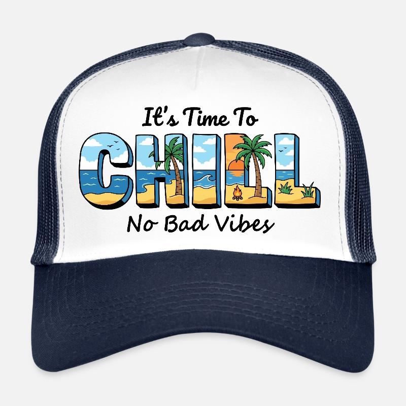 Chill Beach Sunny Letters Trucker Cap