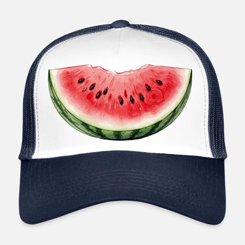 Pastèque Aquarelle Casquette trucker 