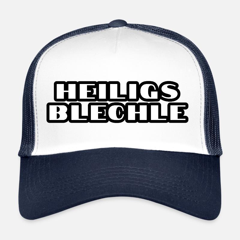 Heiligs-Blechle - Trucker Cap - Weiß/Navy