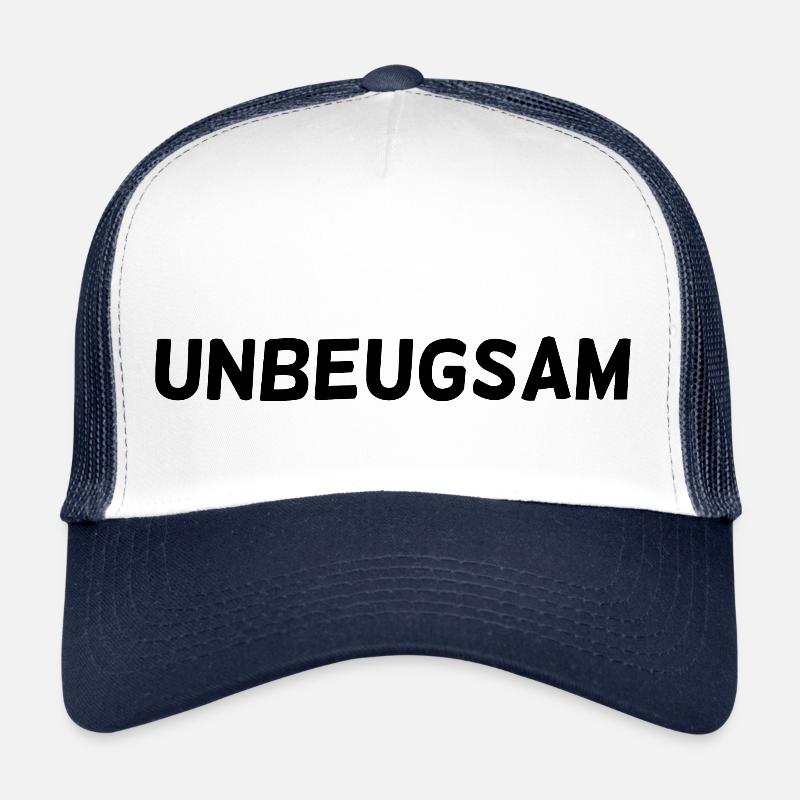 UNBEUGSAM eigene Meinung Haltung vertreten Trucker Cap
