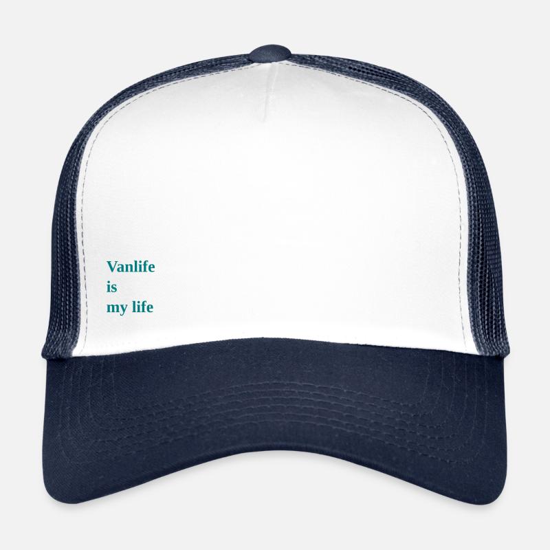 Van life is my life - Trucker Cap - Weiß/Navy