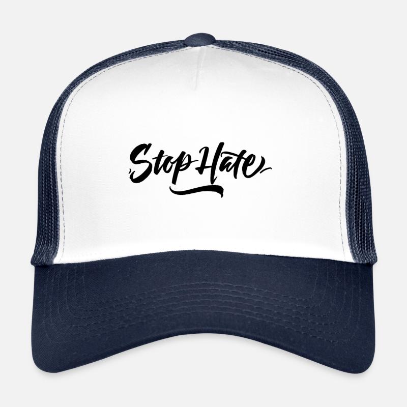 Arrêtez la haine Casquette trucker 