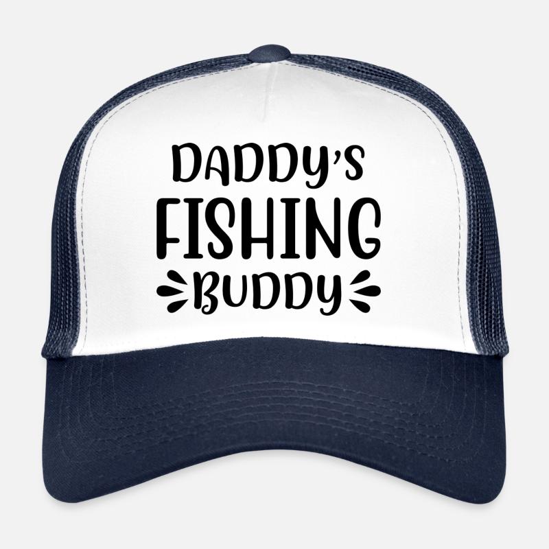 Daddys Fishing Buddy 01 - Trucker Cap - white/navy