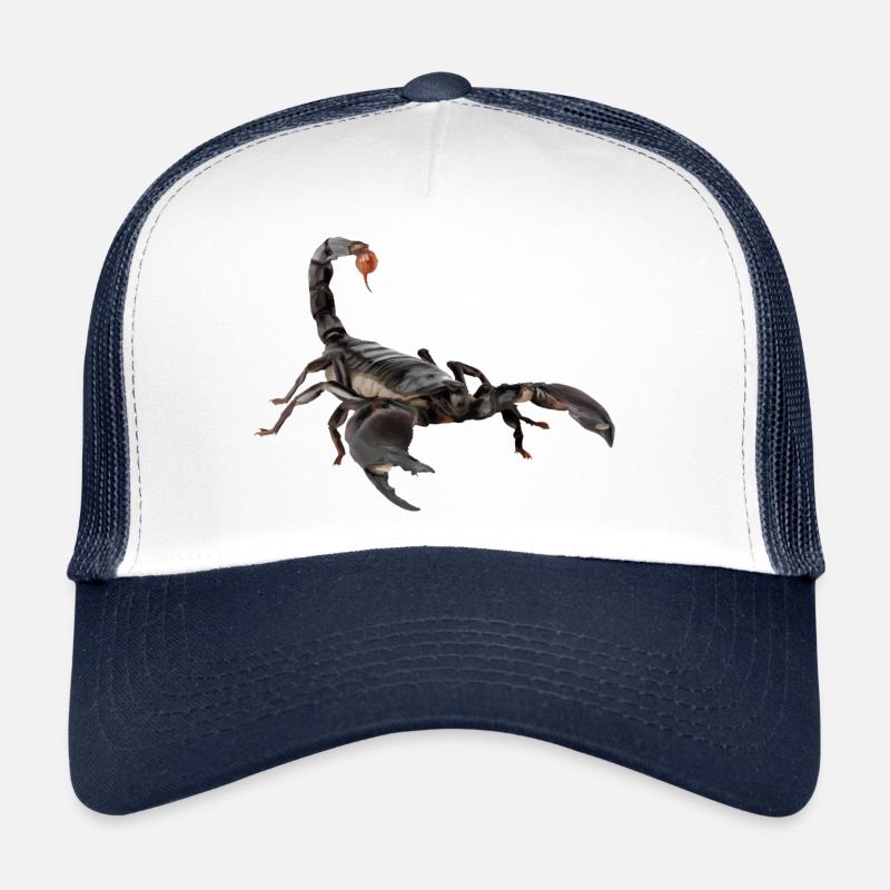 Skorpion - Trucker Cap - Weiß/Navy