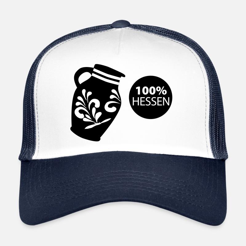 Bembel 100% HESSEN #FFM #BembelDesign #069 Trucker Cap