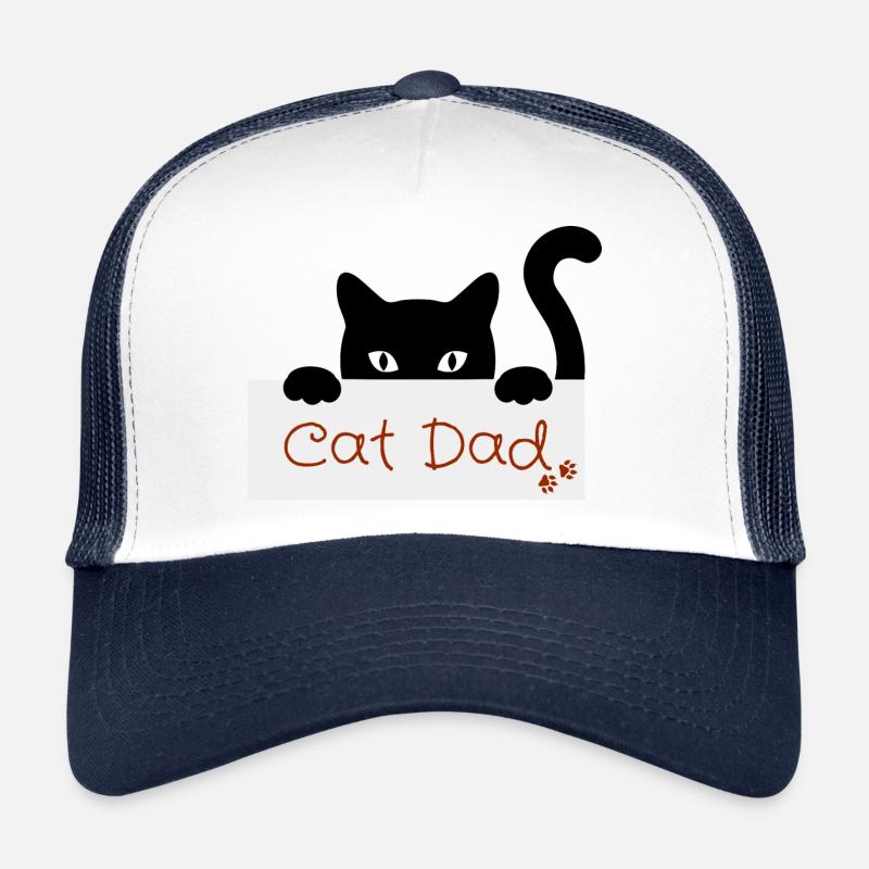 Cat Dad Lover Trucker Cap