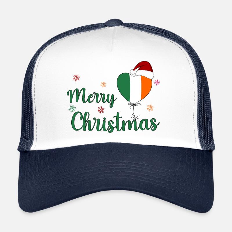Merry Christmas Ireland Trucker Cap