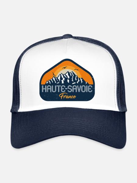 Haute Savoie - Trucker Cap - white/navy - Front
