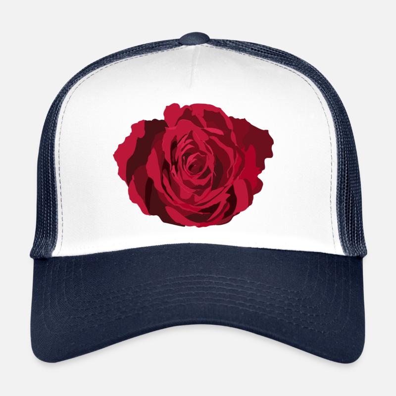 Rote Rose Trucker Cap