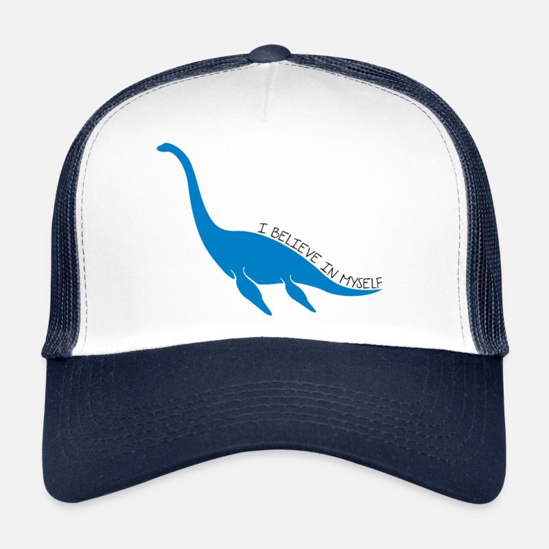 Nessie, I believe! - Trucker Cap - white/navy