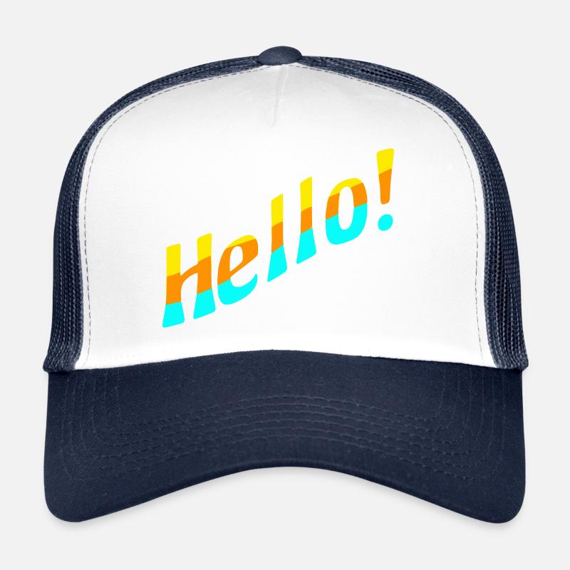 Bonjour! Casquette trucker 