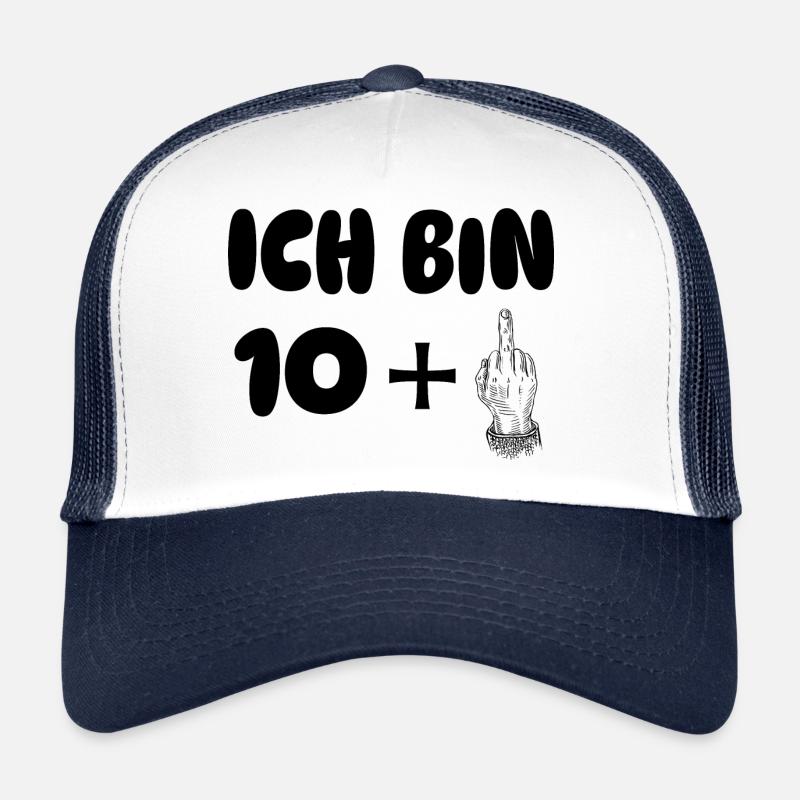 ICH BIN 11 - Trucker Cap - Weiß/Navy