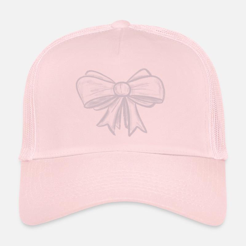 Rosa Schleife süßes Design Trucker Cap