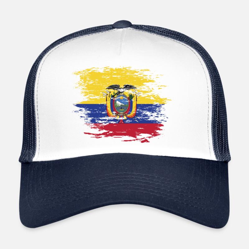 Ecuador flag used Trucker Cap
