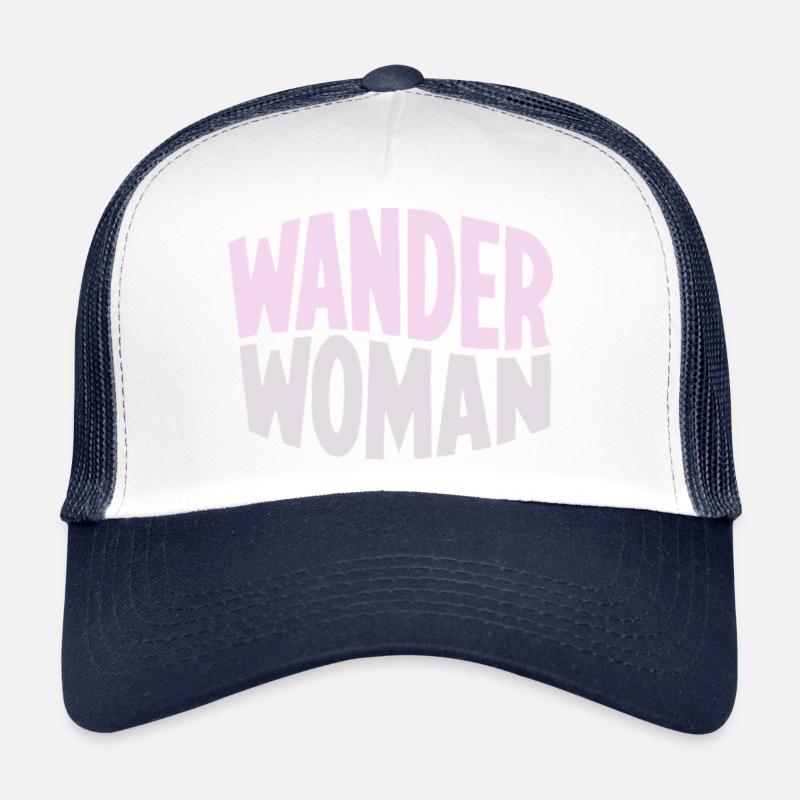 Wanderfrau Gradient Typo Trucker Cap