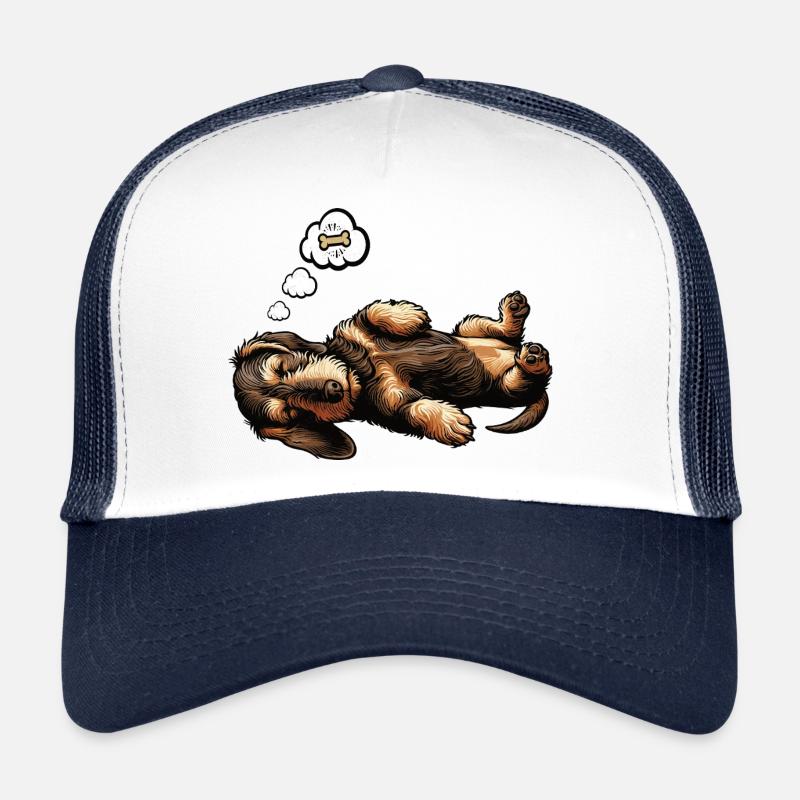 teckel teckel à poils durs propriétaire de teckel teckel Casquette trucker 