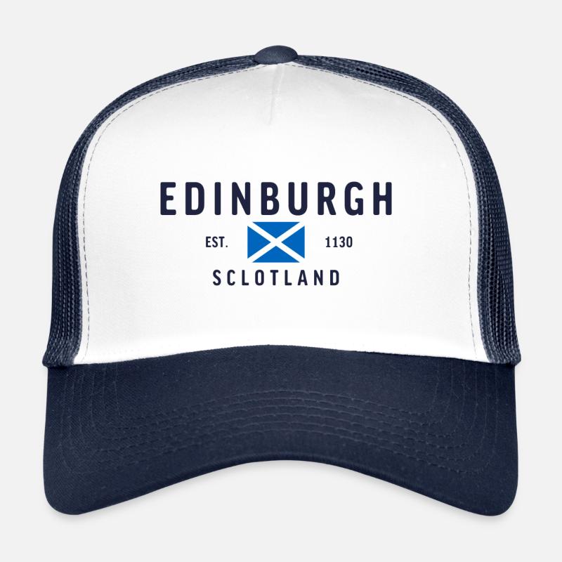 Édimbourg Écosse Est.1130 Casquette trucker 